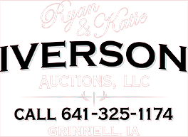 Call Iverson Auctions, LLC. Call 641-325-1174